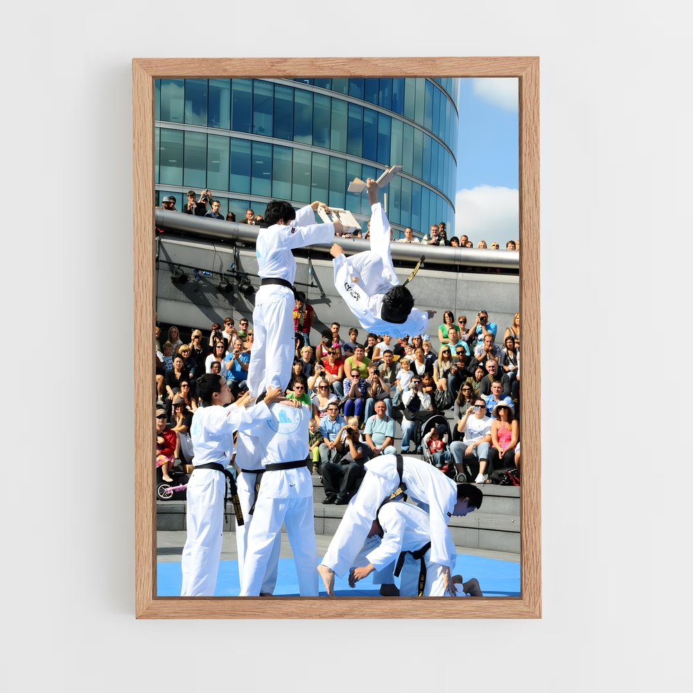 Poster Combat en Équipe – affiche Taekwondo (vue 4)